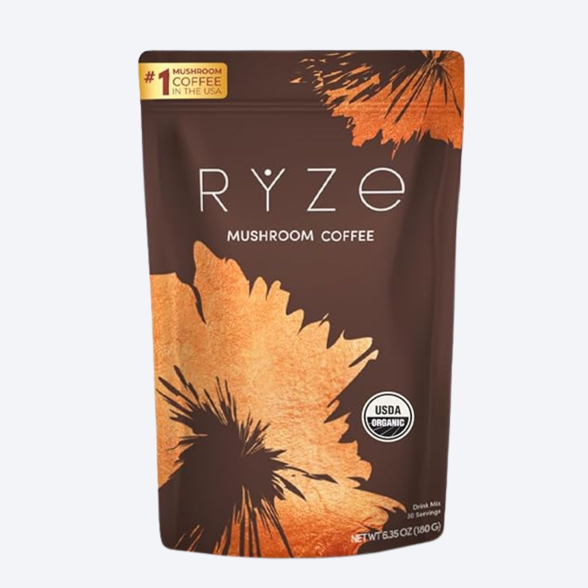 Mushroom Coffee for Energy & Focus (30 Servings) | Coffee Blend for Gut Health & Immunity | Instant Coffee with Lion’s Mane & Reishi - Bio Nutritional Hub