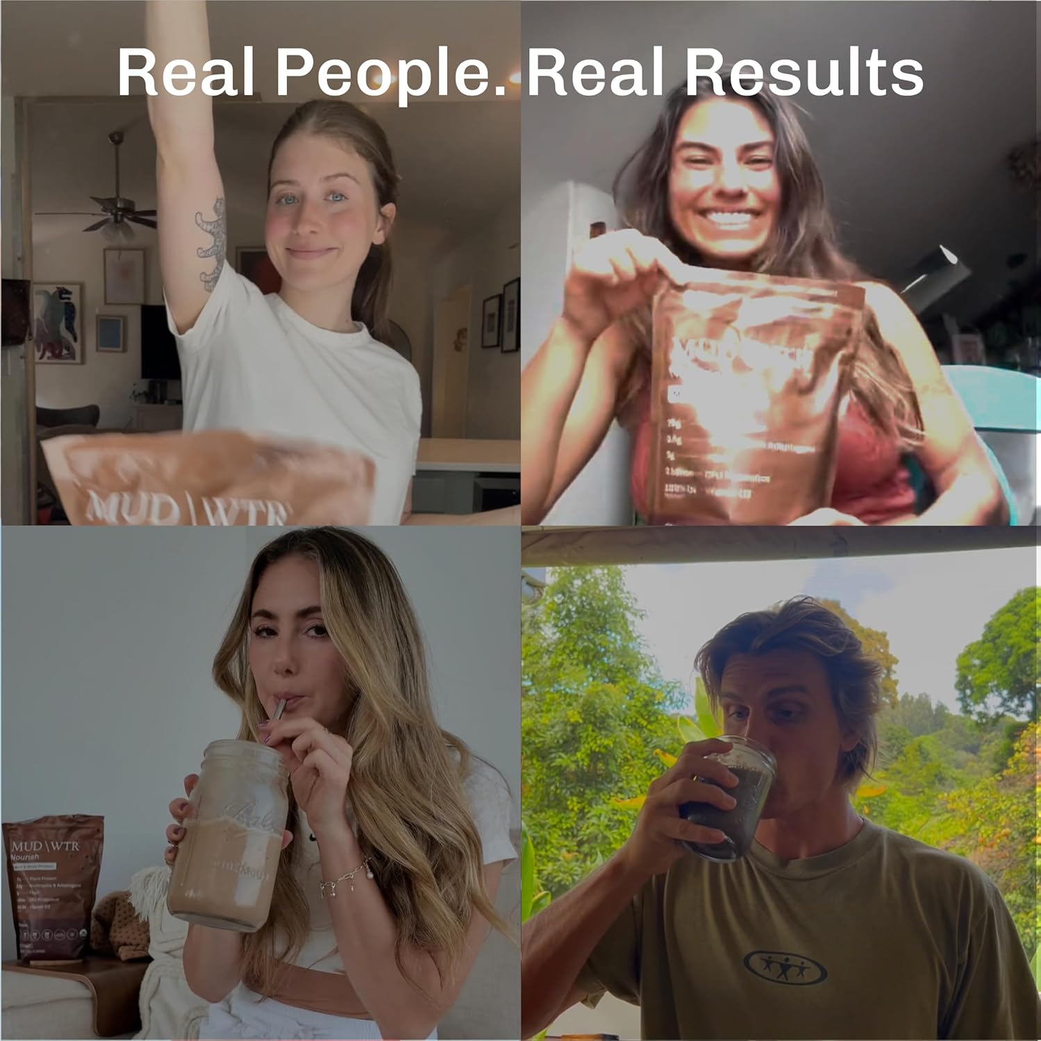 Chocolate Mushroom Protein Powder (15 Servings) | Adaptogenic Vegan Protein for Focus, Mood & Gut Health